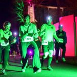 Läufer beim Stirnlampenlauf in Bad Dürrheim